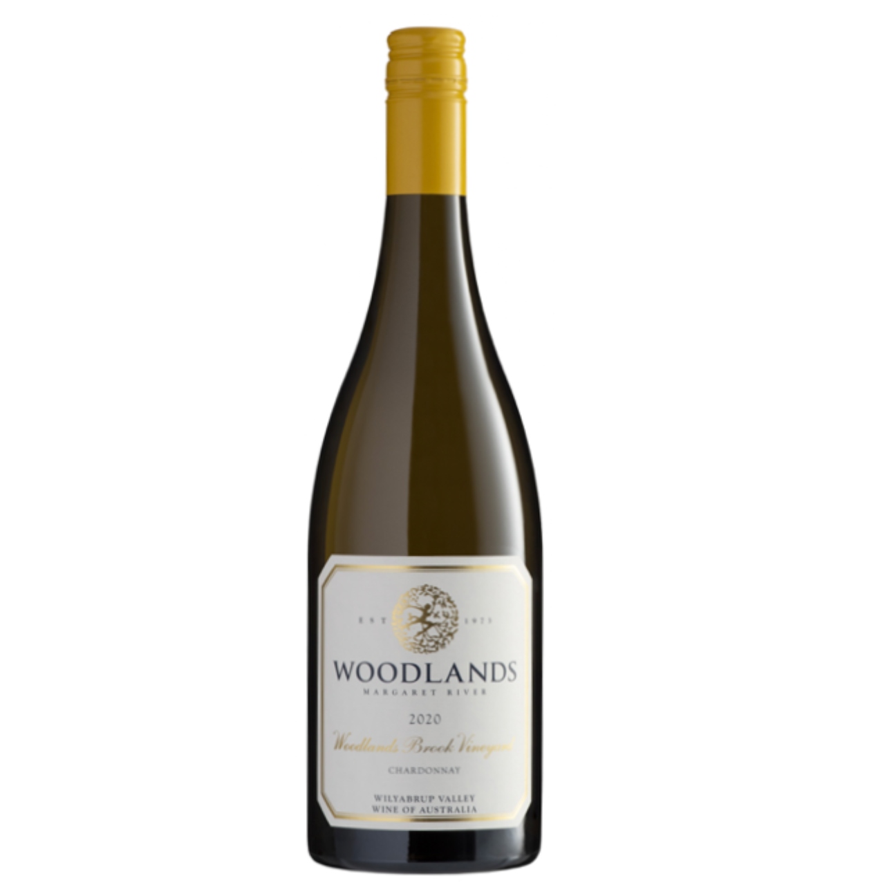 Woodlands Wines 2020 Brook Chardonnay Woodlands Wines 2021 Brook Chardonnay (12 Bottles) Margaret River - Image 1