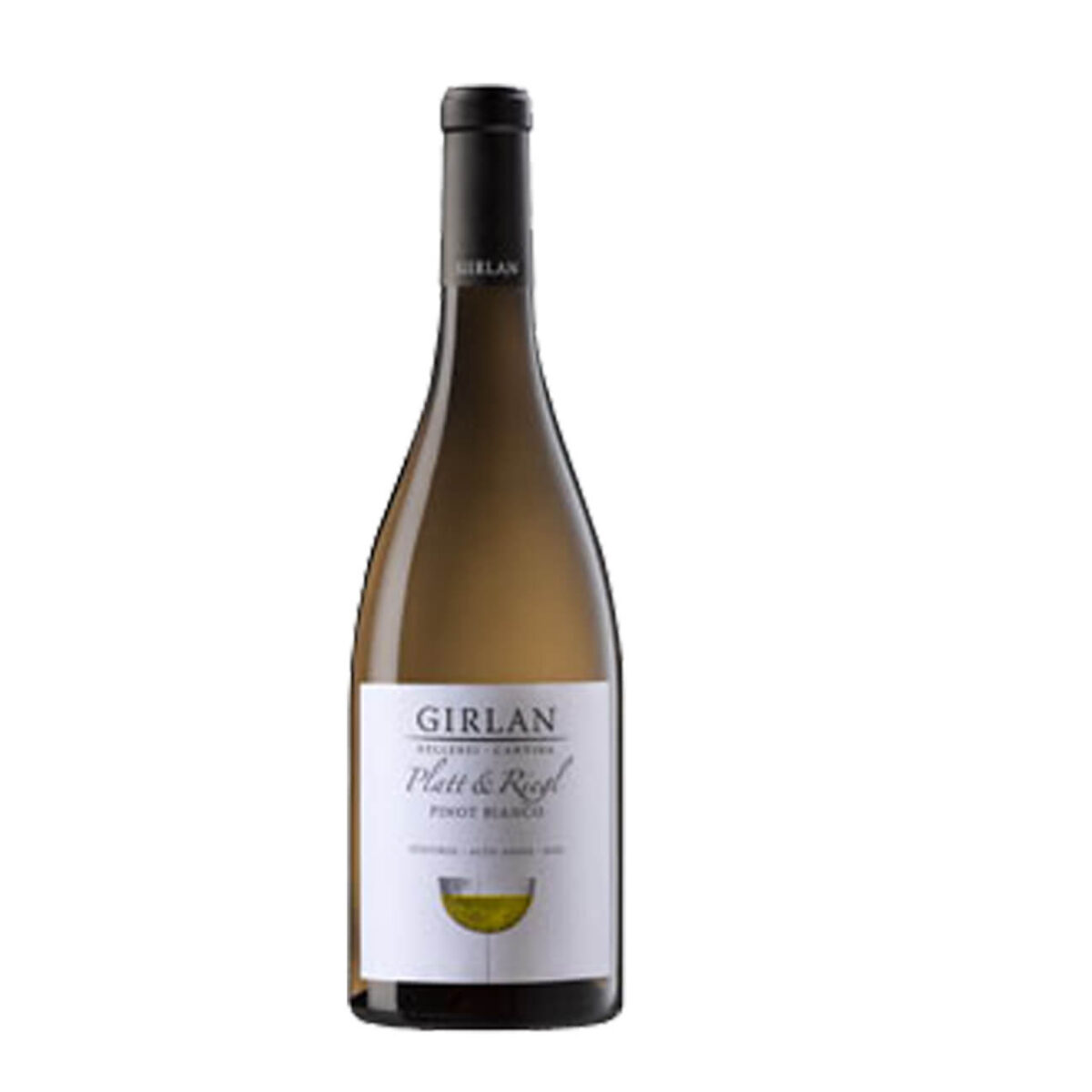 Girlan Alto Adige Platt & Riegl Pinot Bianco 2023 (6 Bottles) Alto Adige, Italy - Image 1
