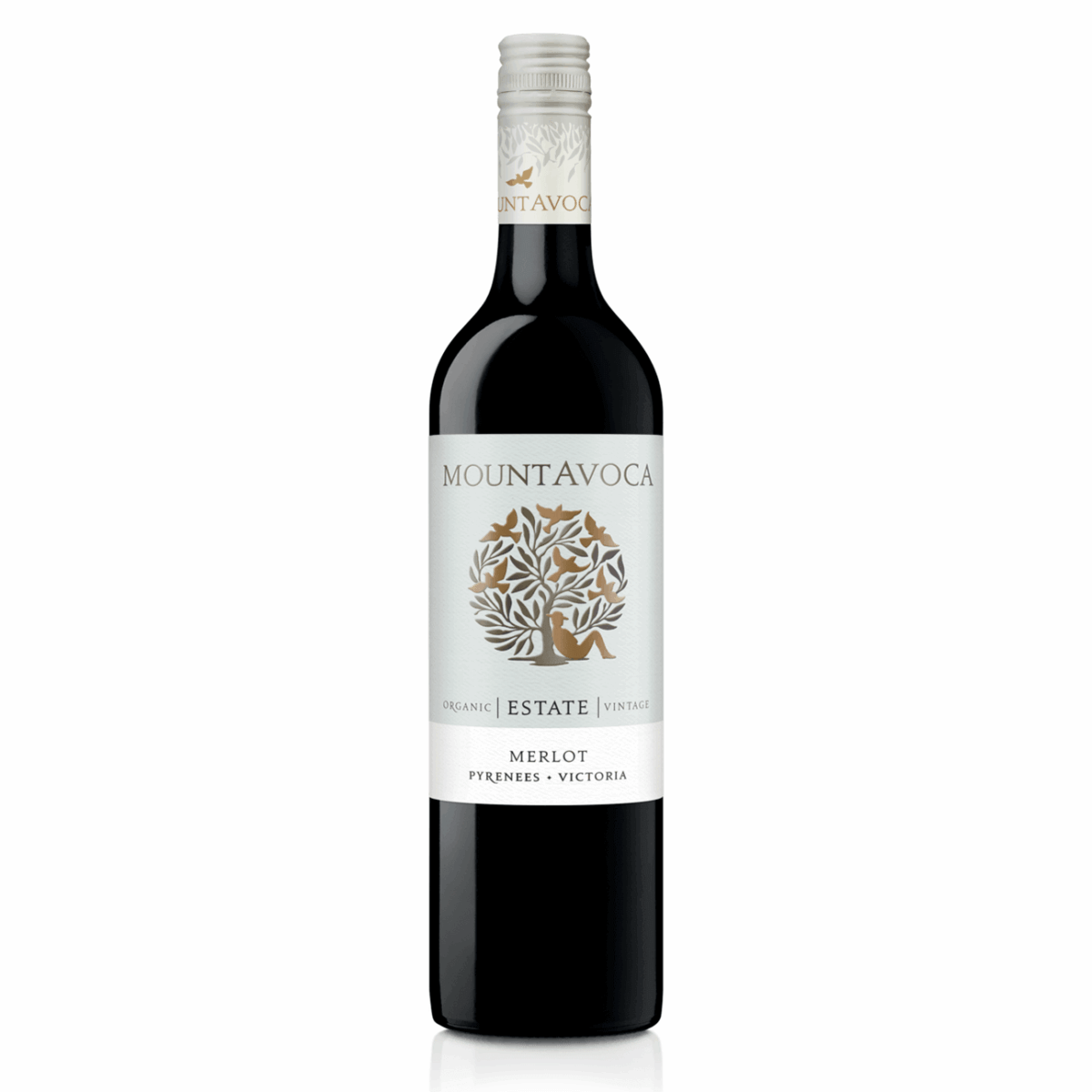 Mount Avoca Estate 2019 Merlot (12 Bottles) Pyrenees, Victoria - Image 1