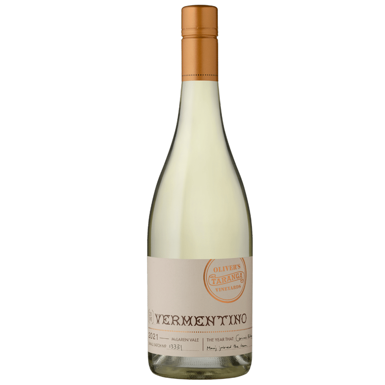 Oliver’s Taranga Vermentino 2025 (6 Bottles) McLaren Vale, SA — Vermentino from McLaren Vale