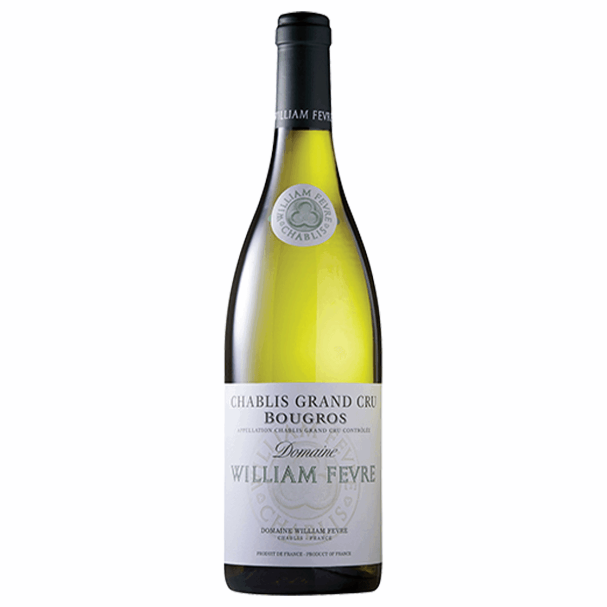Domaine William Fevre Bougros Cote de Bouguerots Grand Cru 2021 (6 Bottles) Chablis, France - Image 1