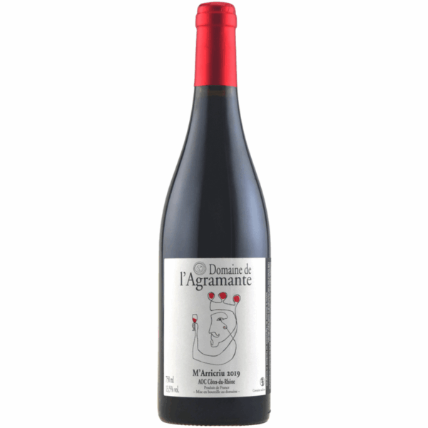 Domaine de l'Agramante Cuvee M'arricriu Cotes du Rhone Rouge 2023 (12 Bottles) Rhone Valley, France