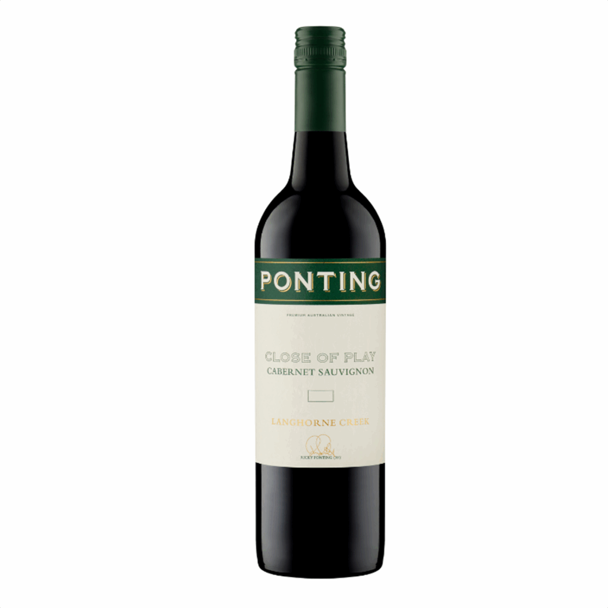 Ponting 'Close of Play' Cabernet Sauvignon 2022 (6 Bottles) Langhorne Creek - Image 1