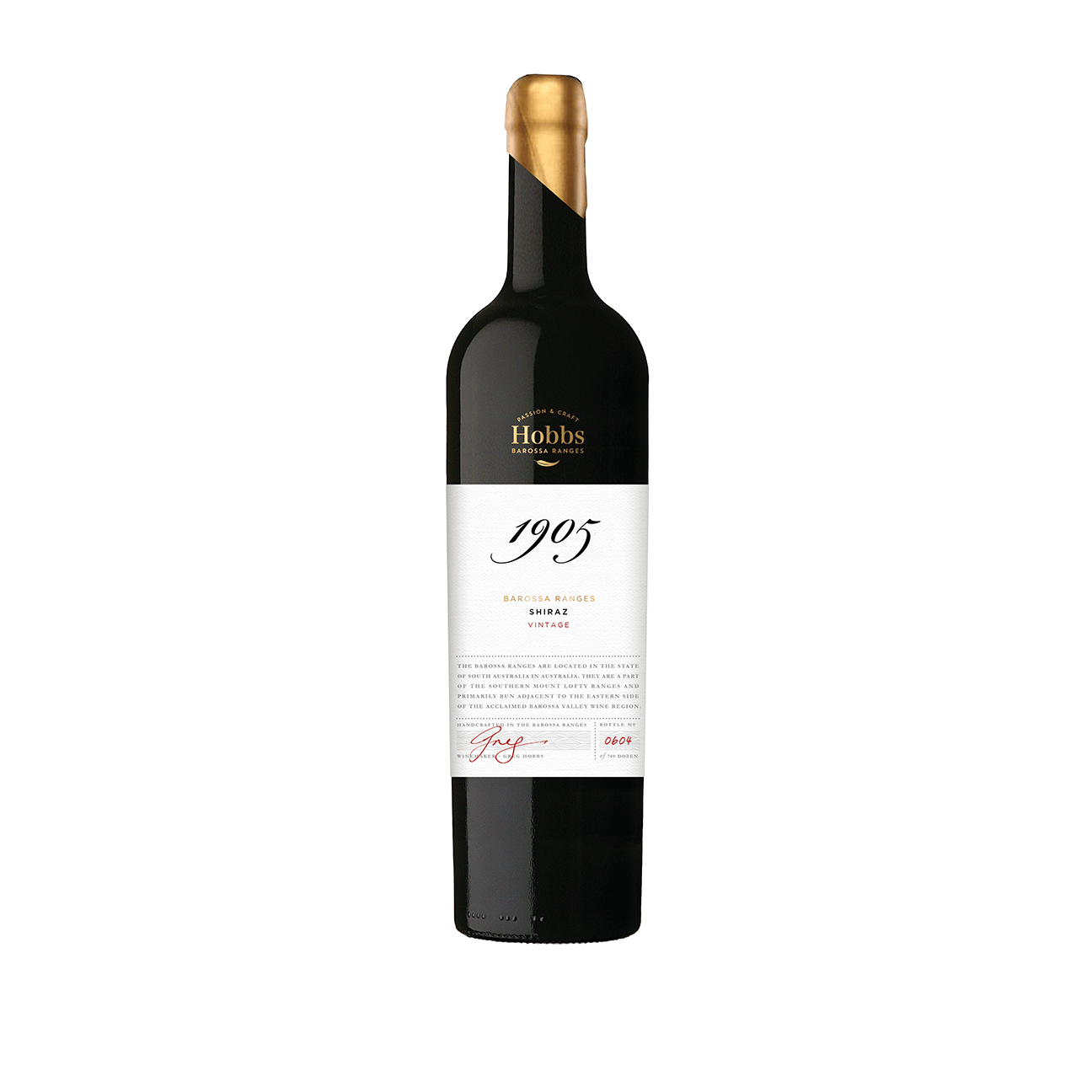 Hobbs_T1_1905_Shiraz (002) Hobbs 1905 Shiraz 2021 (3 Bottles) Barossa Valley, SA - Image 1