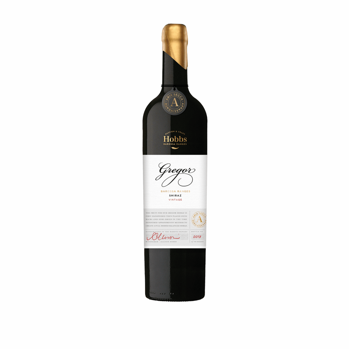 Hobbs Gregor Aria Secca Shiraz 2021 (3 Bottles), Barossa Valley - Image 1
