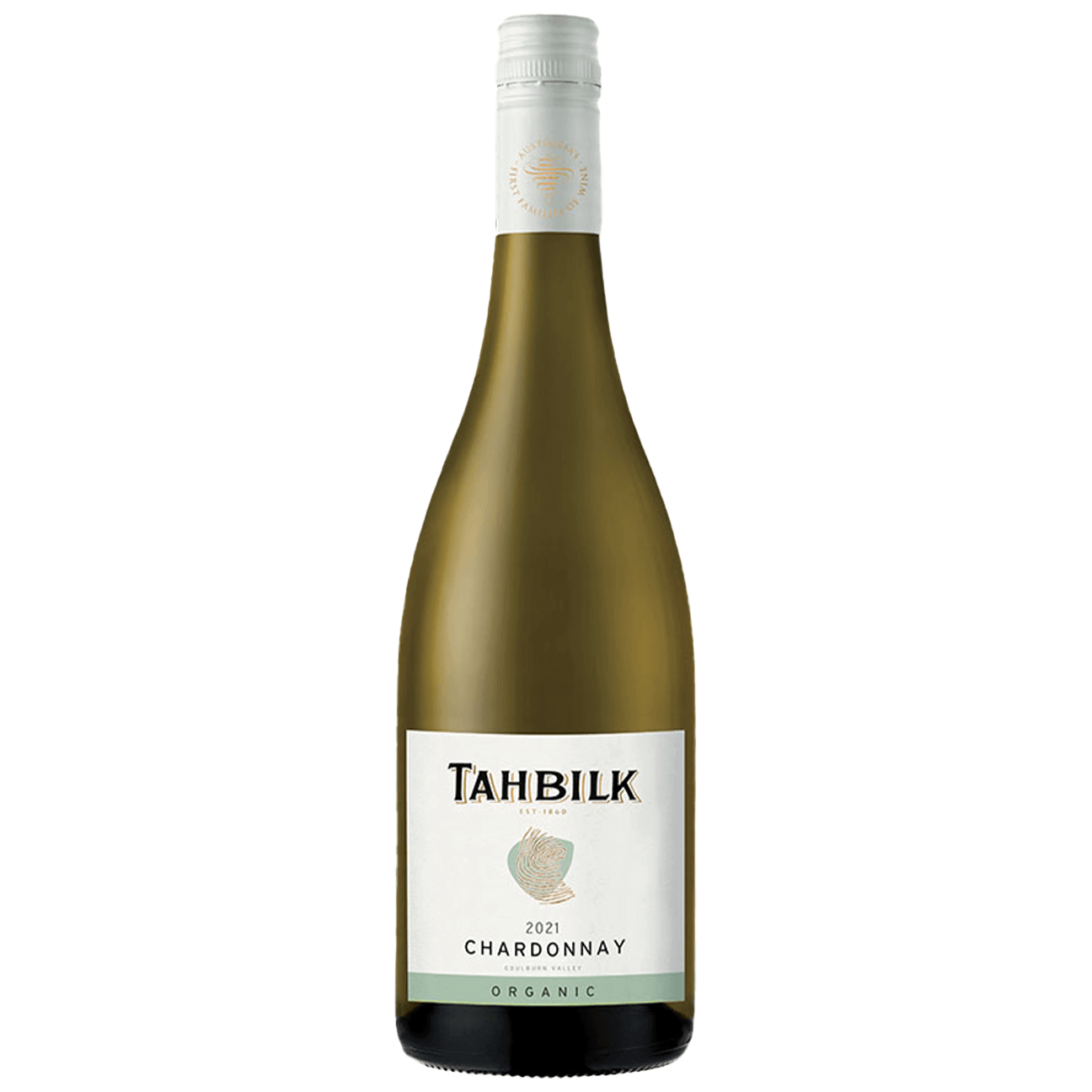Tahbilk-Organic Chardonnay-2021 Tahbilk Winery 2021 Organic Chardonnay (12 Bottles) Nagambie, Victoria - Image 1