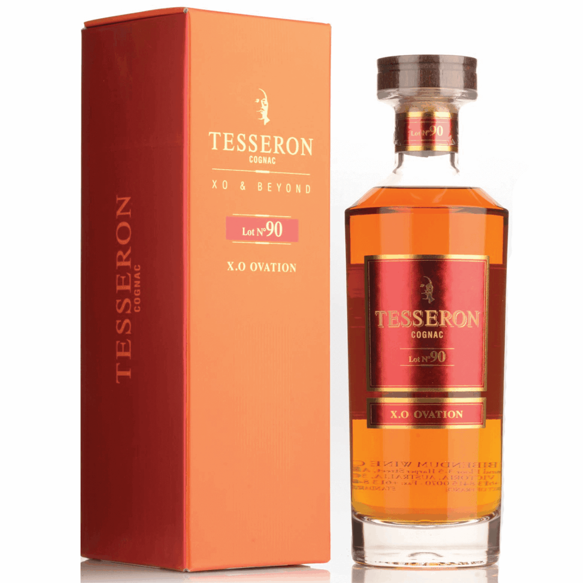 Cognac Tesseron Lot 90 XO Ovation (1 Bottle) French Cognac - Image 1
