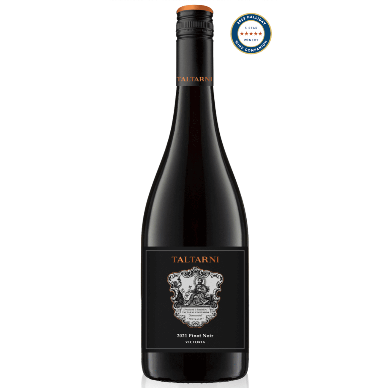 taltarni-pinot-noir-2021 Taltarni Victorian Pinot Noir 2023 (6 Bottles) Pyrenees, VIC - Image 1