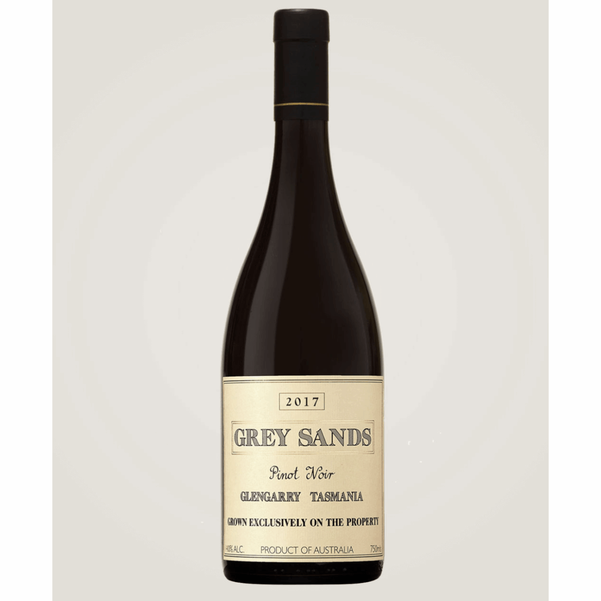 Grey Sands Vineyards Pinot Noir 2017 (6 Bottles) Glengarry, Tamar Valley, Tasmania - Image 1