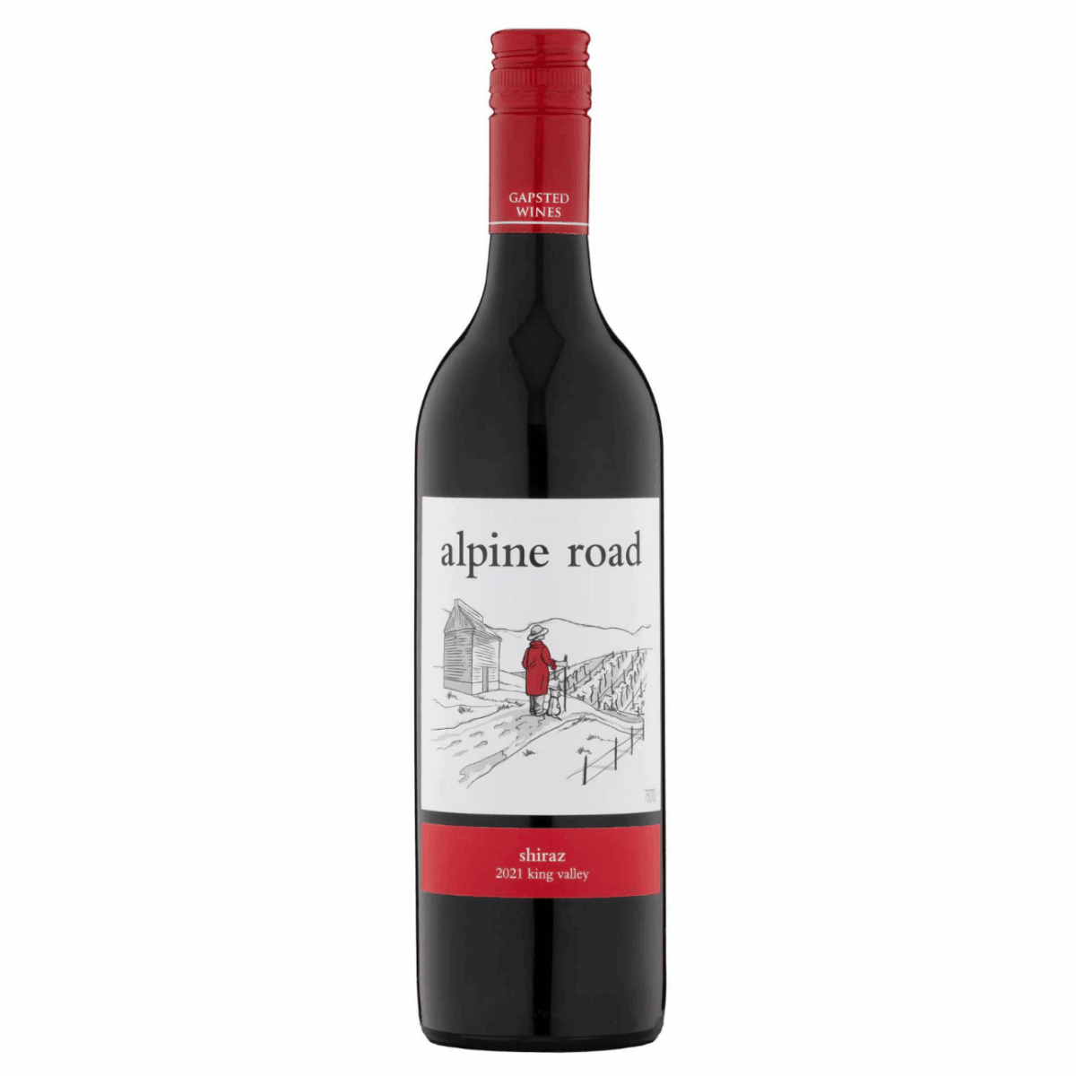 Gapsted  Alpine Road Shiraz 2022 (12 Bottles) King Valley - Image 1