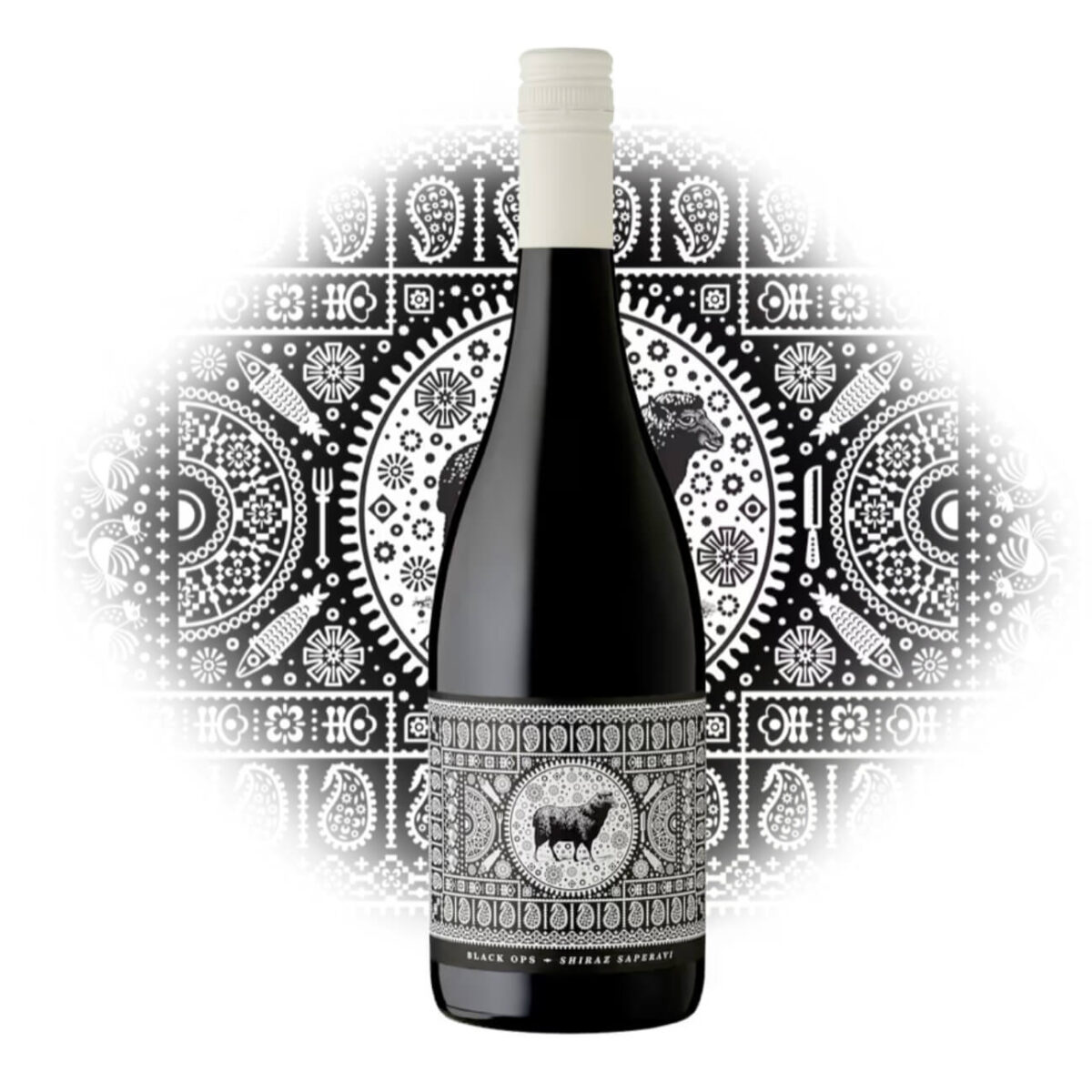 Hugh Hamilton Black Ops Shiraz Saperavi 2022 (6 Bottles) McLaren Vale - Image 1