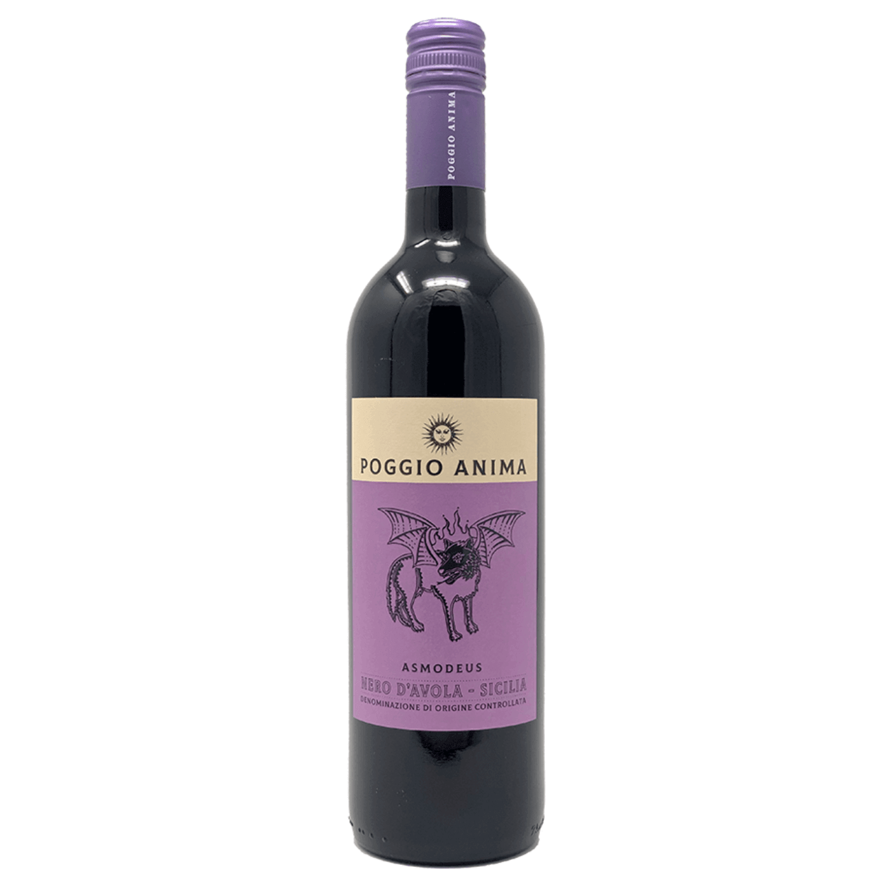 Poggio Anima Asmodeus Nero D'Avola DOC 2024 (12 Bottles) Firenze, Italy — Nero D'Avola from Firenze