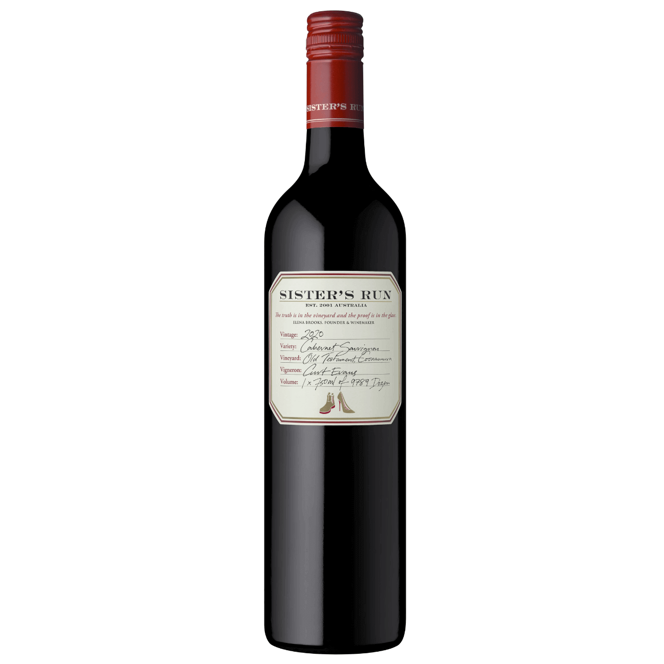 Sister’s Run Old Testament Cabernet Sauvignon 2022 (6 Bottles) Coonawarra, SA — Cabernet from Coonawarra