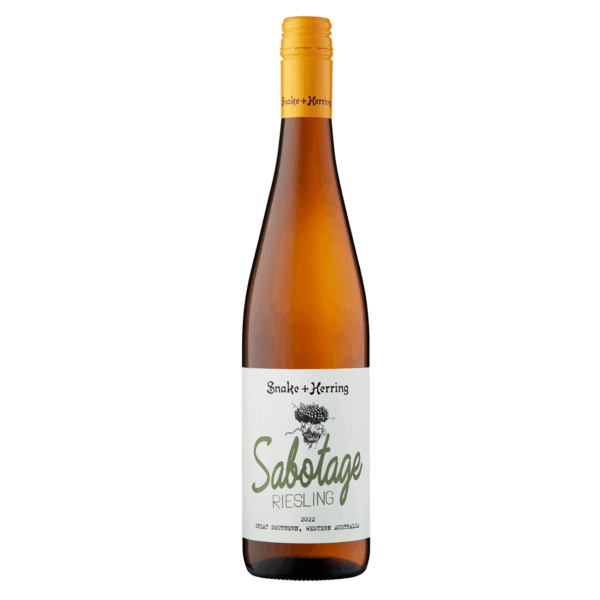Snake and Herring ‘Sabotage’ Riesling 2022 (12 Bottles) Great Southern