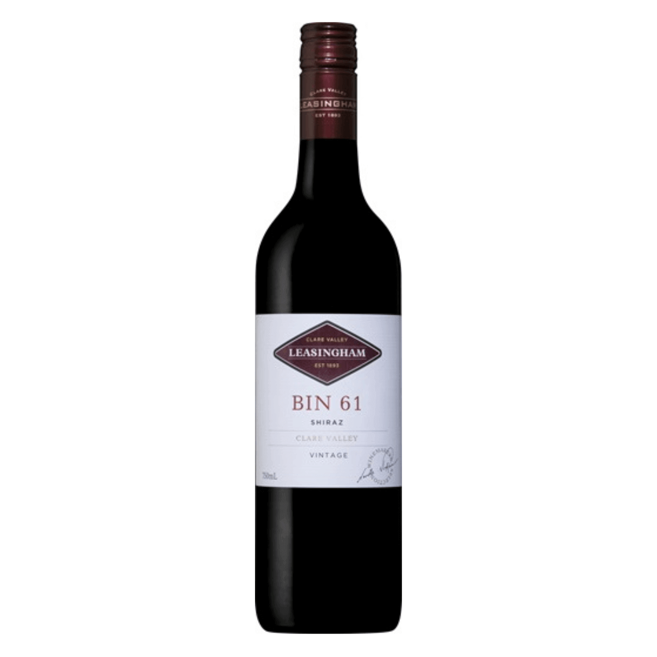 Leasingham-Bin-61-Clare-Valley-Shiraz-750mL Leasingham Bin 61 Shiraz 2021 (6 Bottles) Clare Valley - Image 1