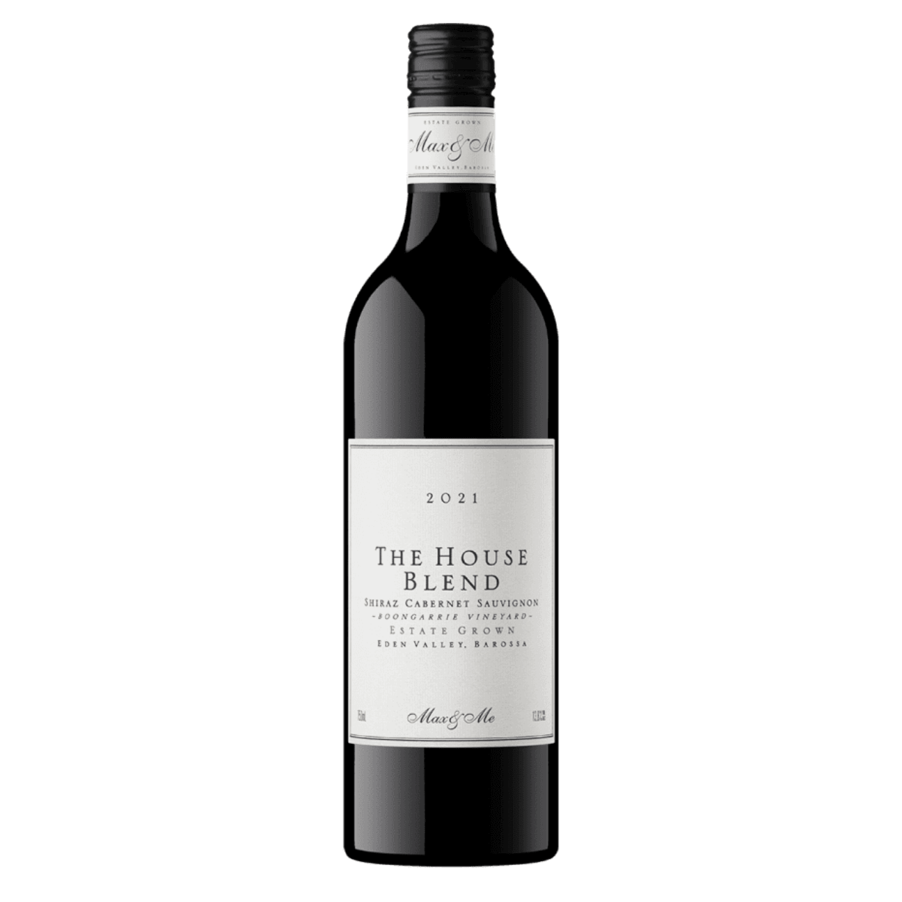 Max-&-Me-Estate-The-House-Blend-Shiraz-Cabernet-Sauvignon-Boongarrie-Vineyard-Eden-Valley-2021 Max & Me House Blend Shiraz Cabernet Sauvignon 2021 (6 Bottles) Eden Valley, SA - Image 1