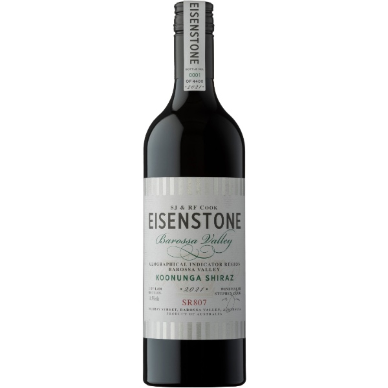 Eisenstone Koonunga Shiraz SR807 2023 (6 Bottles) Barossa Valley, SA — Shiraz from Barossa Valley
