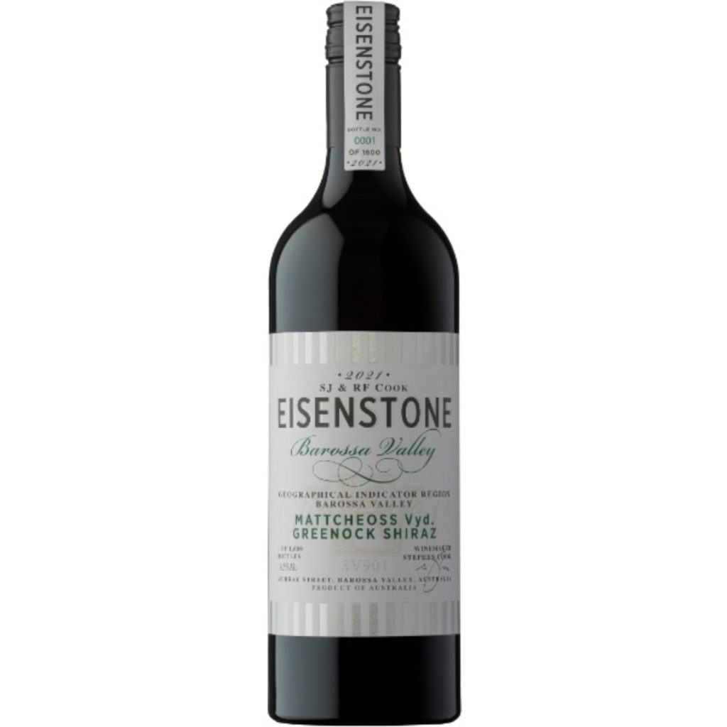 Eisenstone Mattscheoss Vyd. Greenock Shiraz SV901 2022