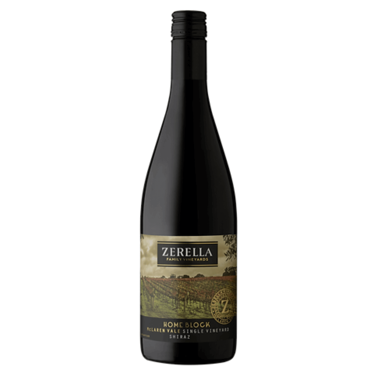 Zerella Single Vineyard 'Homeblock' Shiraz 2018 (6 Bottles) McLaren Vale, SA — Shiraz from McLaren Vale