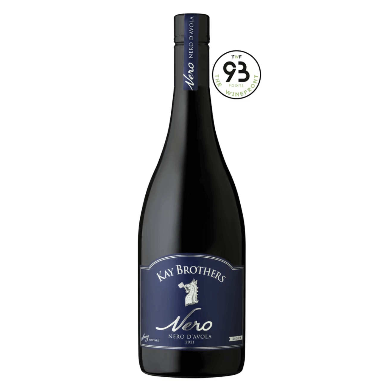 Kay-Brothers-Nero-d'Avola-2021 Kay Brothers Basket Pressed Reserve Nero d’Avola 2022 (6 Bottles) McLaren Vale - Image 1