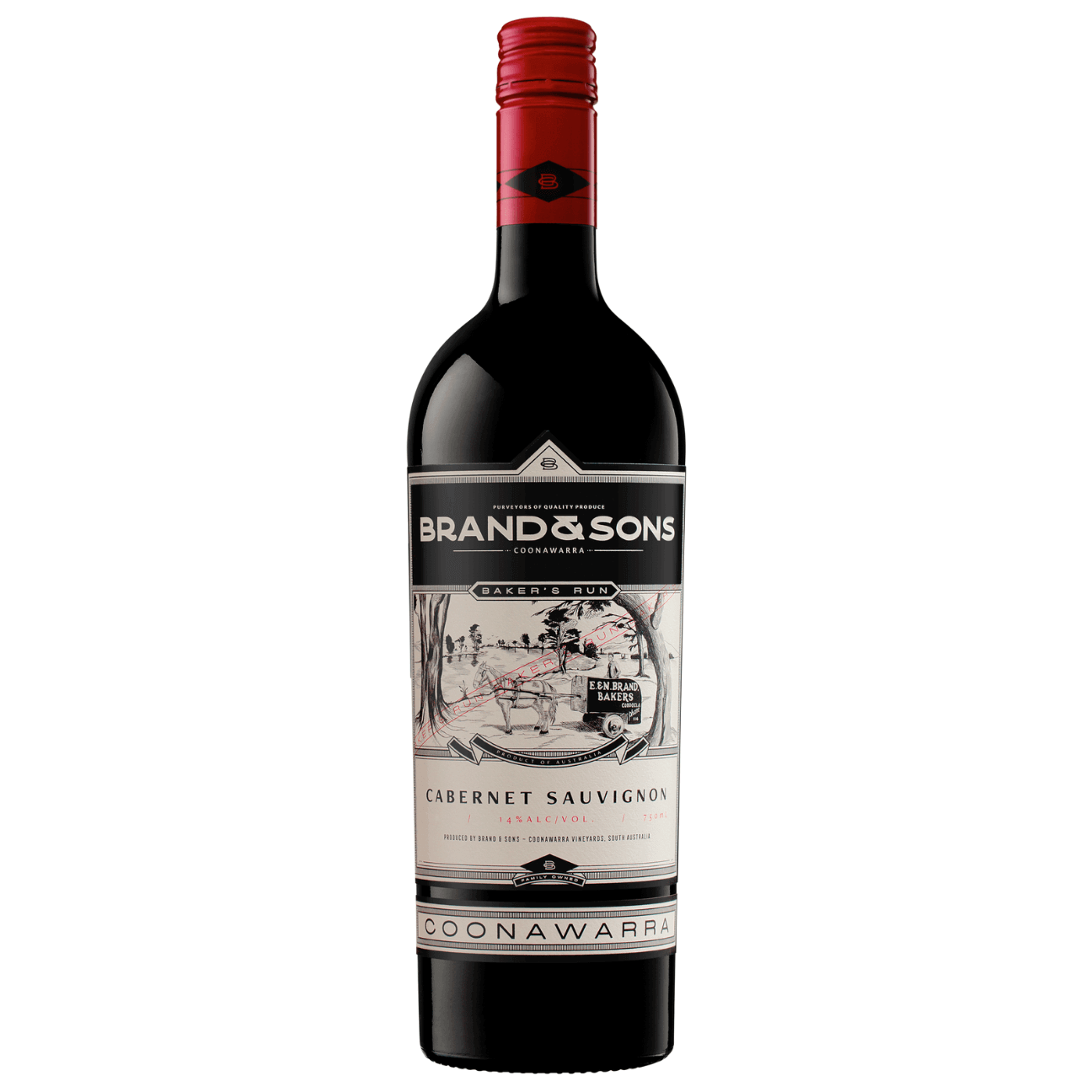 Brand & Sons Baker’s Run Cabernet Sauvignon 2021 (6 Bottles) Coonawarra, SA — Cabernet from Coonawarra