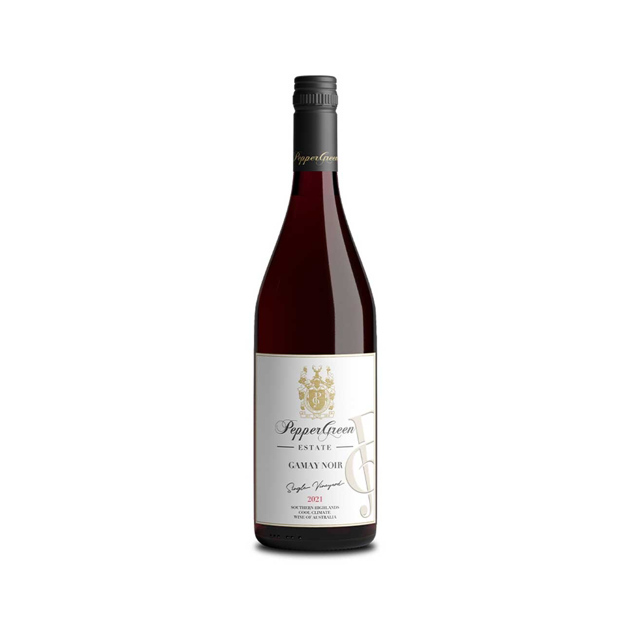 PepperGreenEstate-GamayNoirSingle2021 PepperGreen Estate 2021 Gamay Noir Single Vineyard (6 Bottles) Southern Highlands, NSW - Image 1