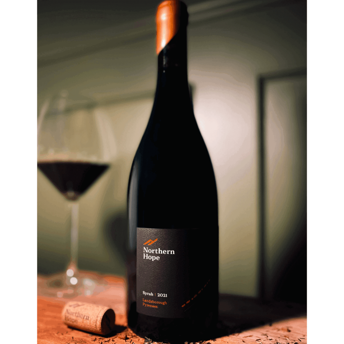 Northern Hope Pyrenees Syrah 2021 (6 Bottles) Macedon Ranges, Victoria - Image 1