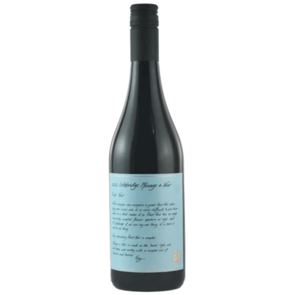 Lethbridge Menage A Noir Pinot Noir