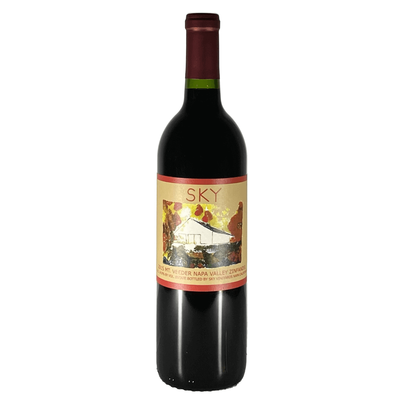 SKY-ZINFANDEL-2015 Sky Half’N Zinfandel Syrah 2017 (6 Bottles) Napa and Sonoma Valleys, California - Image 1
