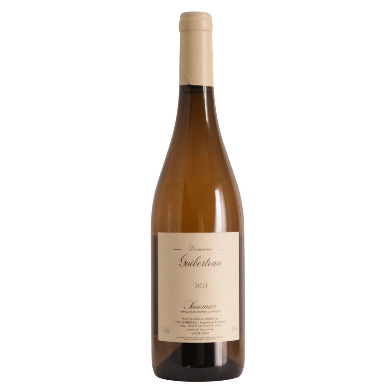 Domaine-Guiberteau-Saumur-Blanc-Loire-Valley-France-2022 Domaine Guiberteau Saumur Brézé Blanc 2021 (6 Bottles) Loire Valley, France - Image 1