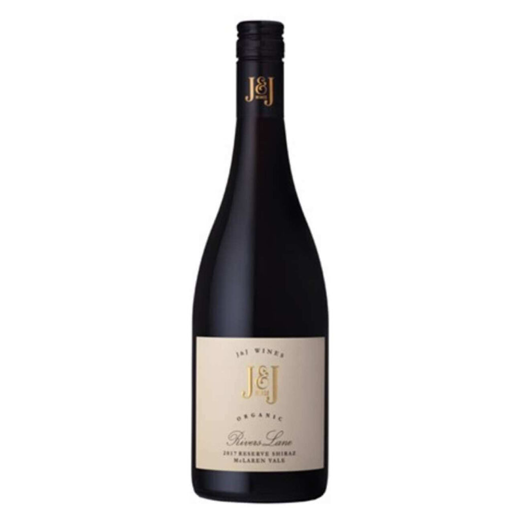 J and J Wines Rivers Lane Reserve Organic Shiraz 2022