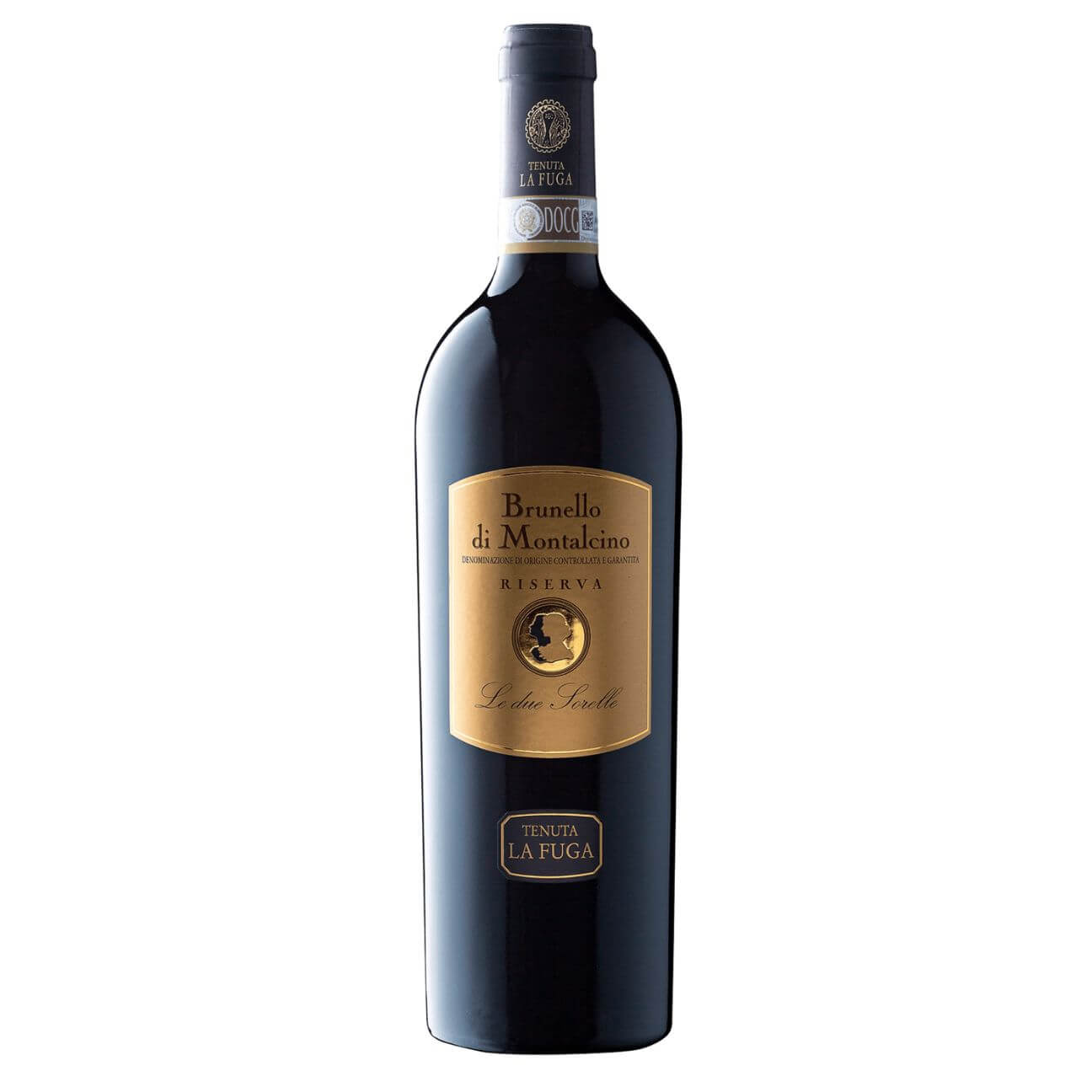 Ambrogio e Giovanni Folonari Brunello di Montalcino Riserva La Fuga DOCG 2019 (6 Bottles) Greve in Chianti, Tuscany, Italy — Sangiovese from Greve in Chianti, Tuscany, Italy