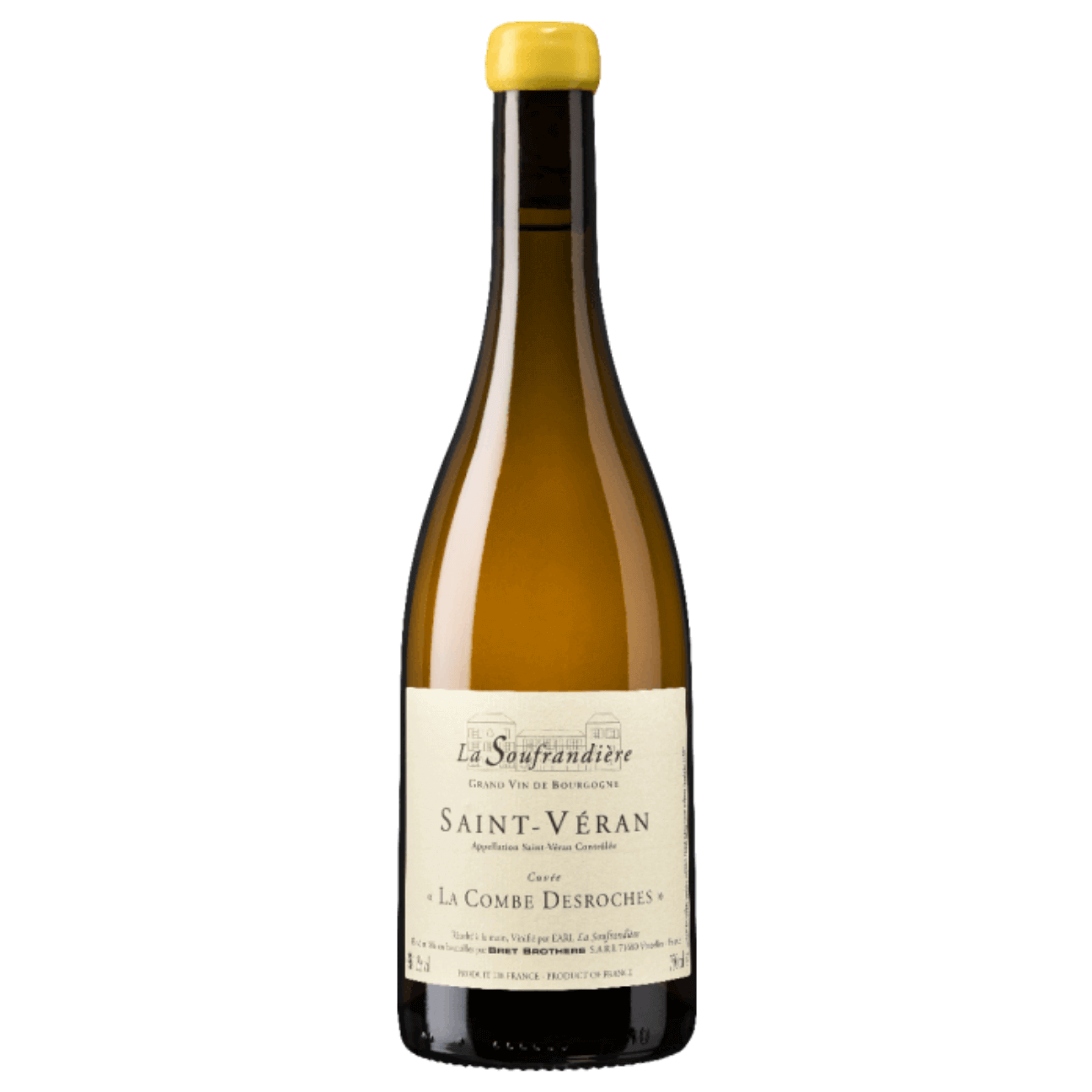 Bret-Brothers-La-Soufrandière-Saint-Véran-La-Combe-DesRoche-blanc-sec-2022 La Soufrandière St Véran La Combe Desroches 2023 (6 Bottles) Saint Veran, Burgundy - Image 1