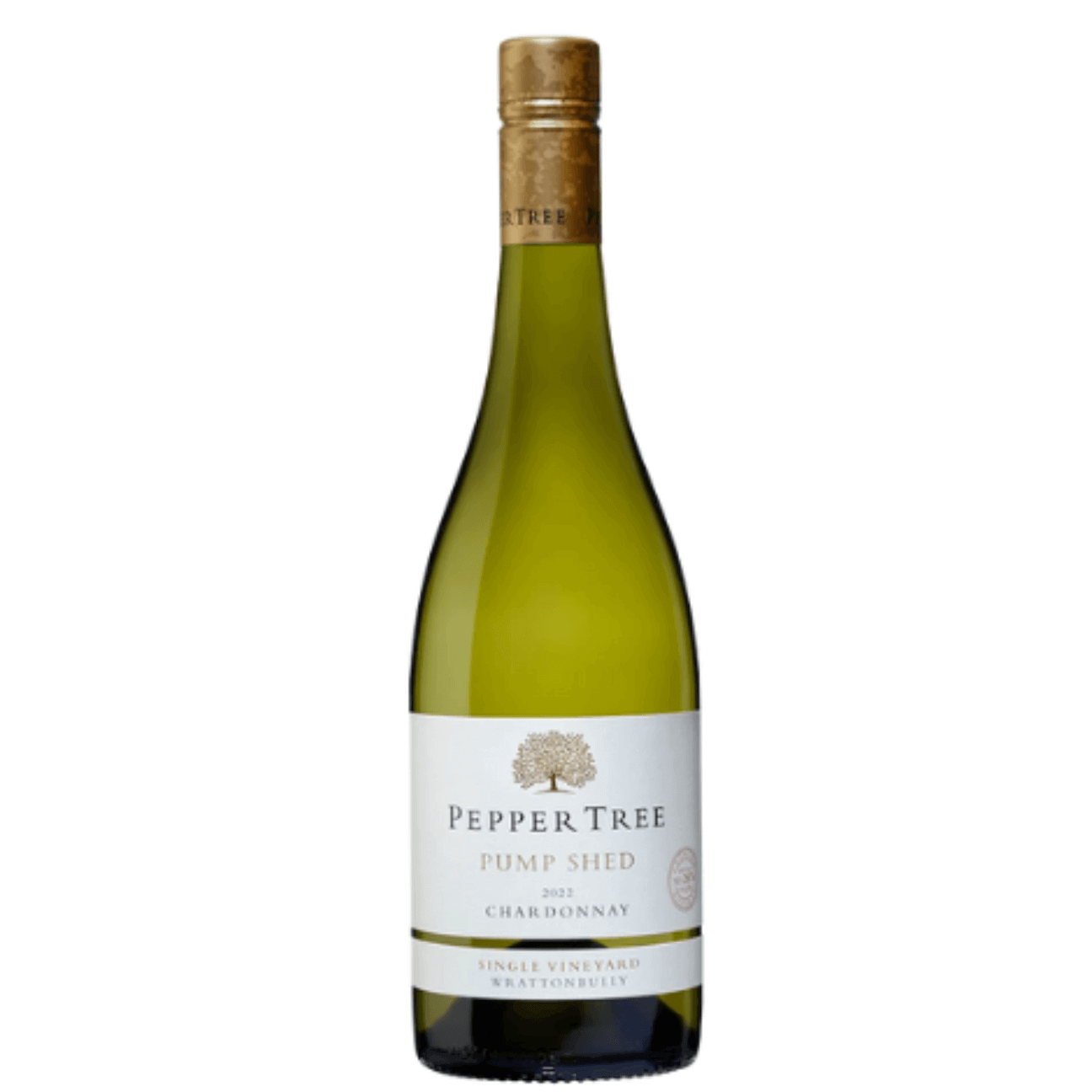 Pepper Tree ‘Pump Shed’ Single Vineyard Chardonnay 2022 (12 Bottles) Wrattonbully, SA — Chardonnay from Wrattonbully