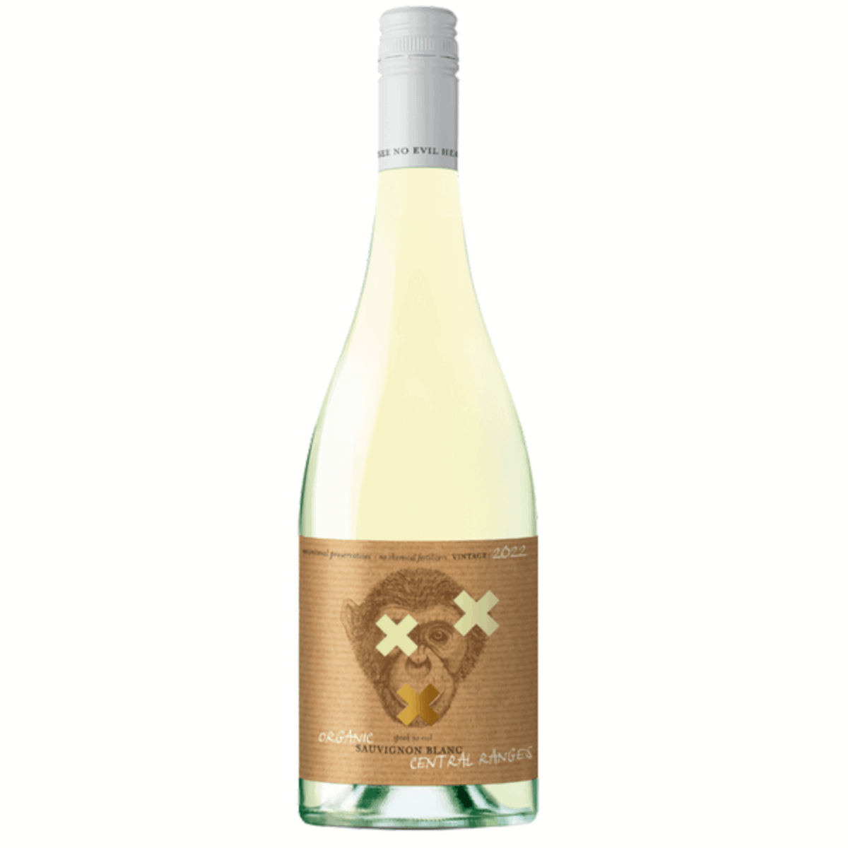 No Evil Sauvignon Blanc Organic (12 Bottles) Central Ranges - Image 1