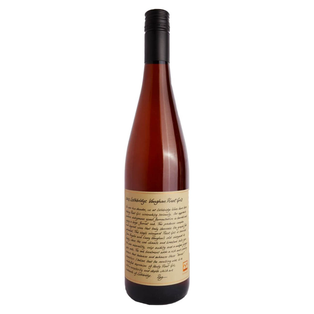 Lethbridge Vaughan Pinot Gris