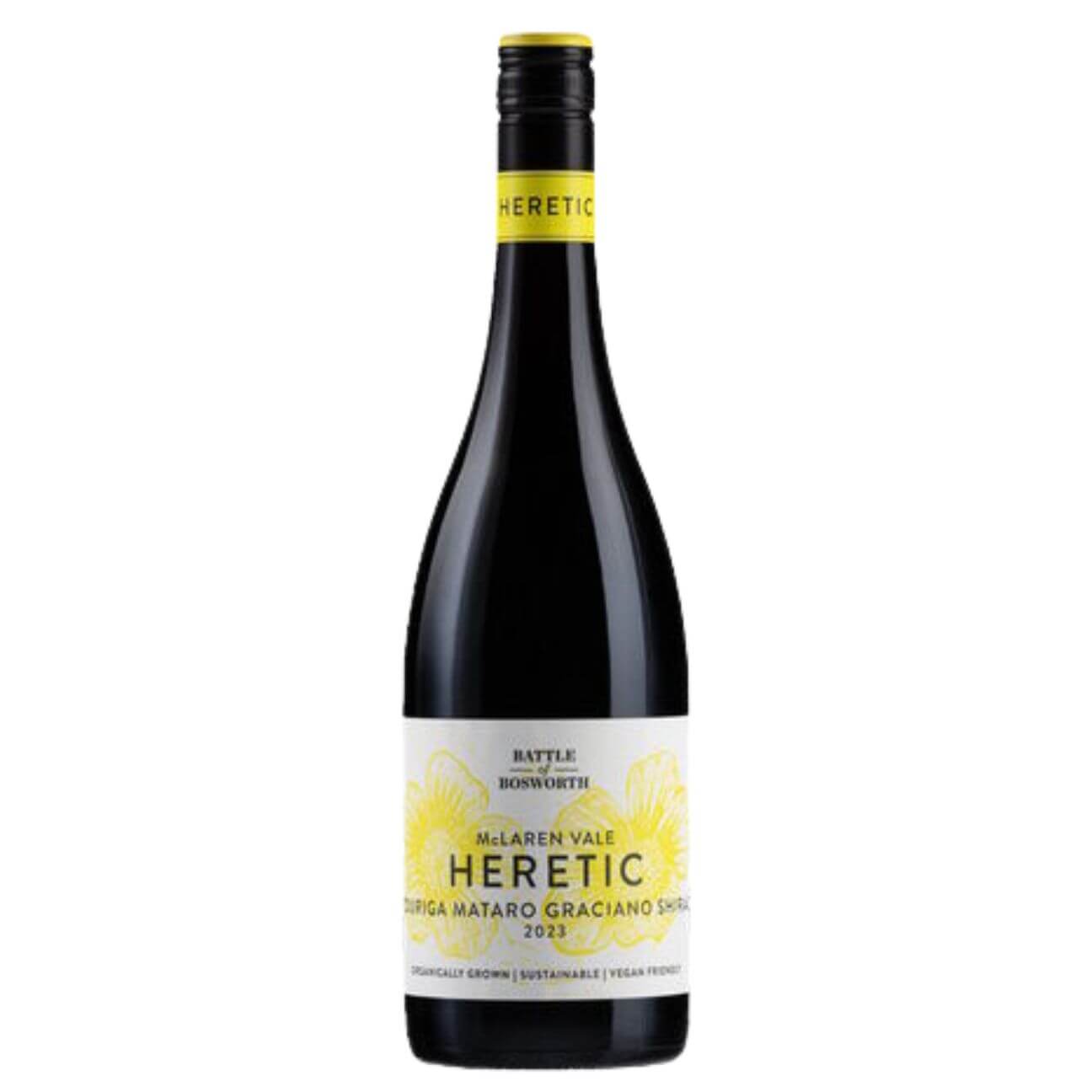 Battle of Bosworth Heretic Touriga Mataro Graciano Shiraz 2023 (6 Bottles) McLaren Vale, SA — Graciano from McLaren Vale