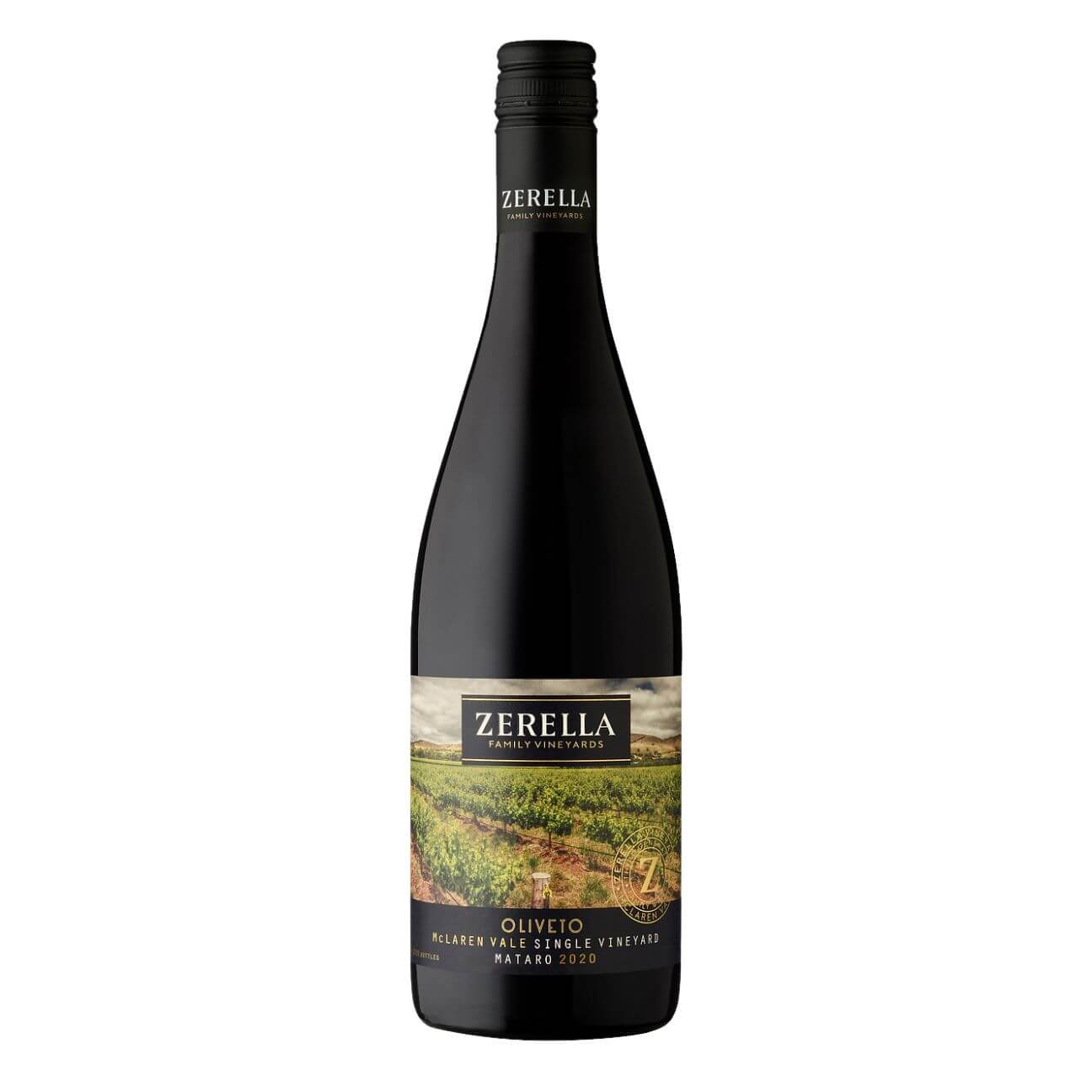 Zerella Single Vineyard 'Oliveto' Mataro 2020 (6 Bottles) McLaren Vale, SA — Mataro from McLaren Vale