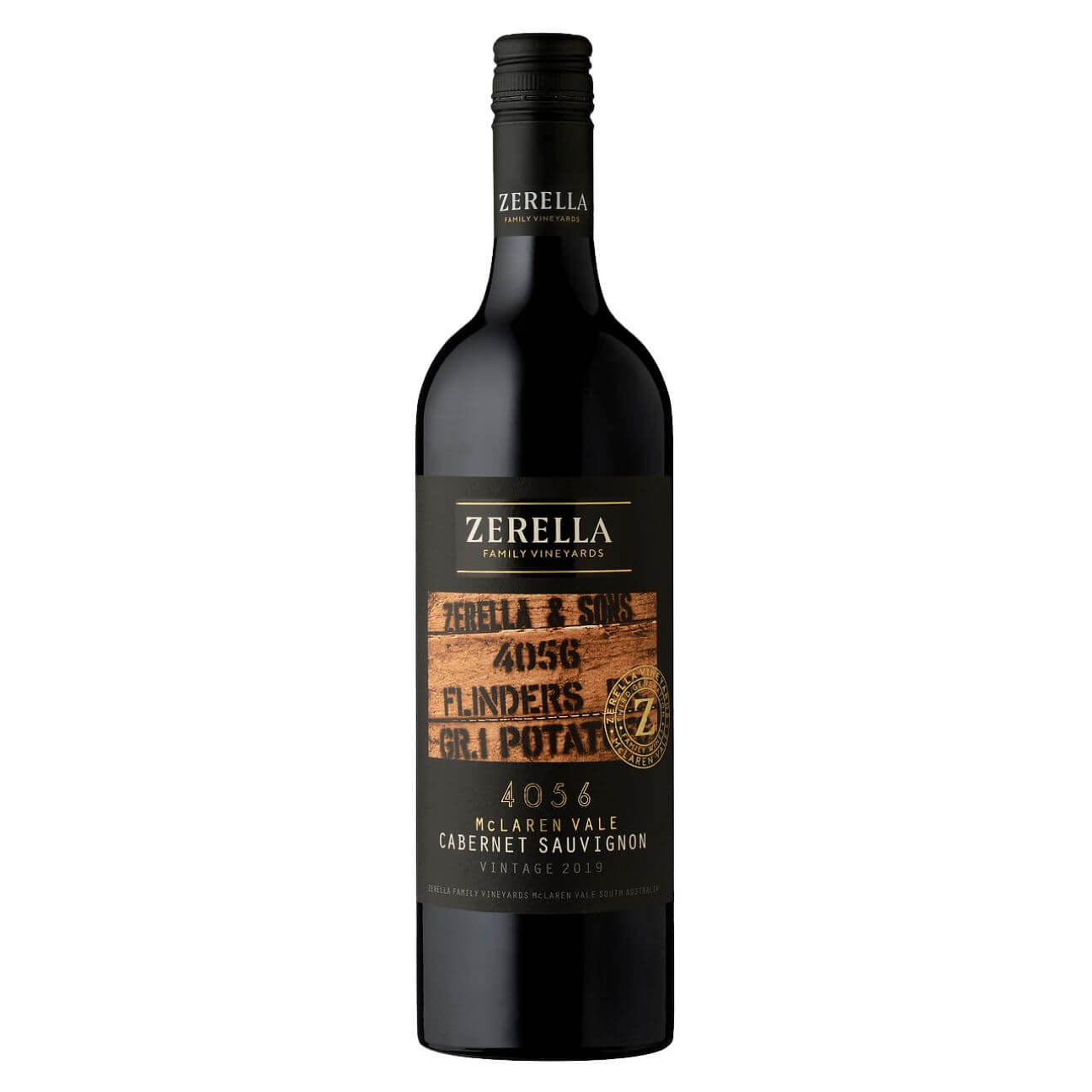 Zerella '4056' Cabernet 2023 (6 Bottles) McLaren Vale, SA — Cabernet from McLaren Vale