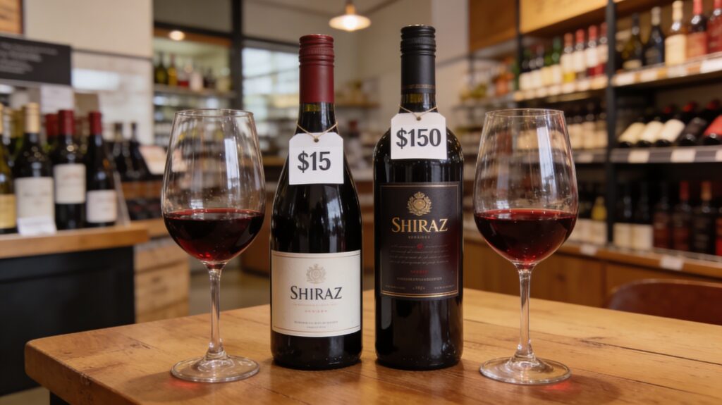 shiraz 15 vs 150