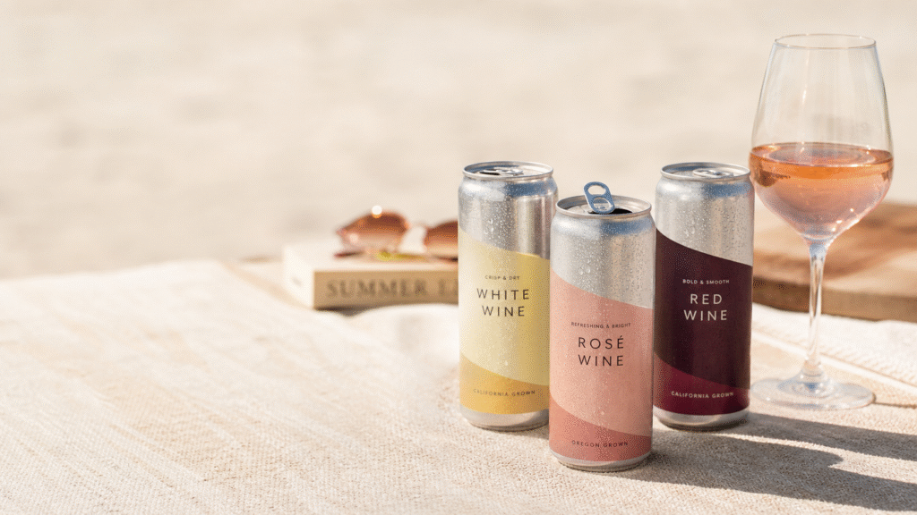 Canned wine
