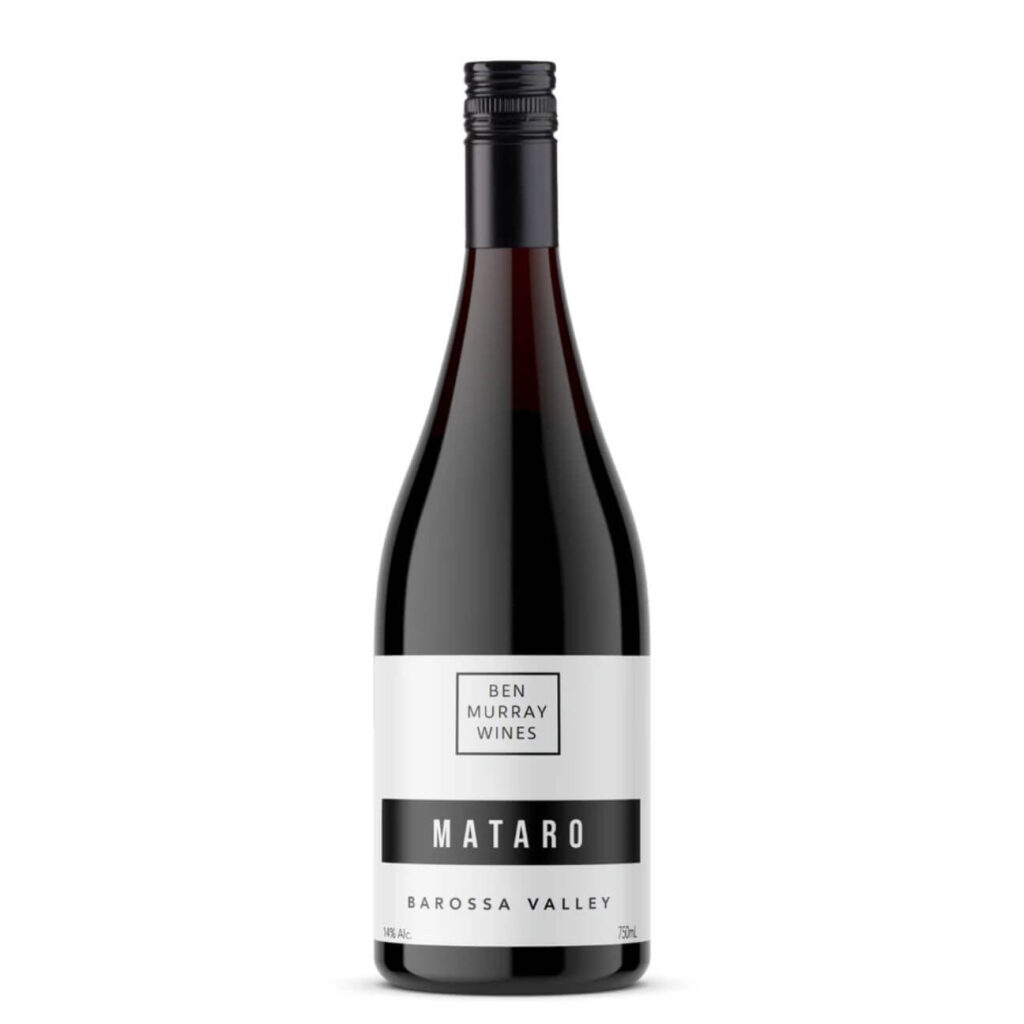 Wine bottle labeled MATARO from Ben Murray Wines, Barossa Valley (red wine)