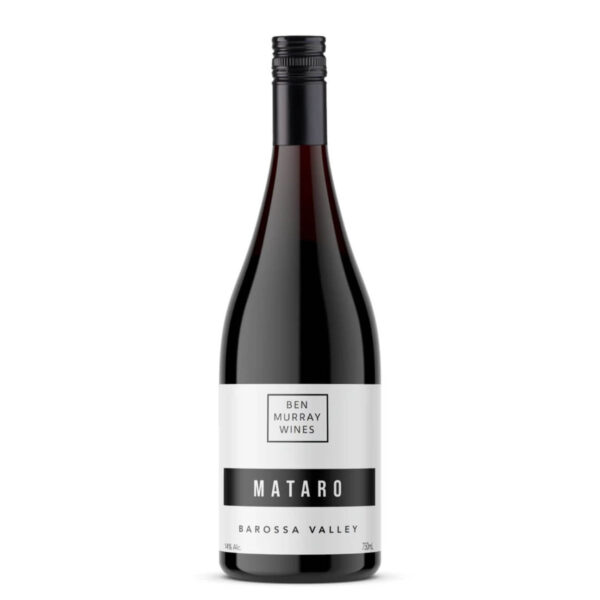 Wine bottle labeled MATARO from Ben Murray Wines, Barossa Valley (red wine)