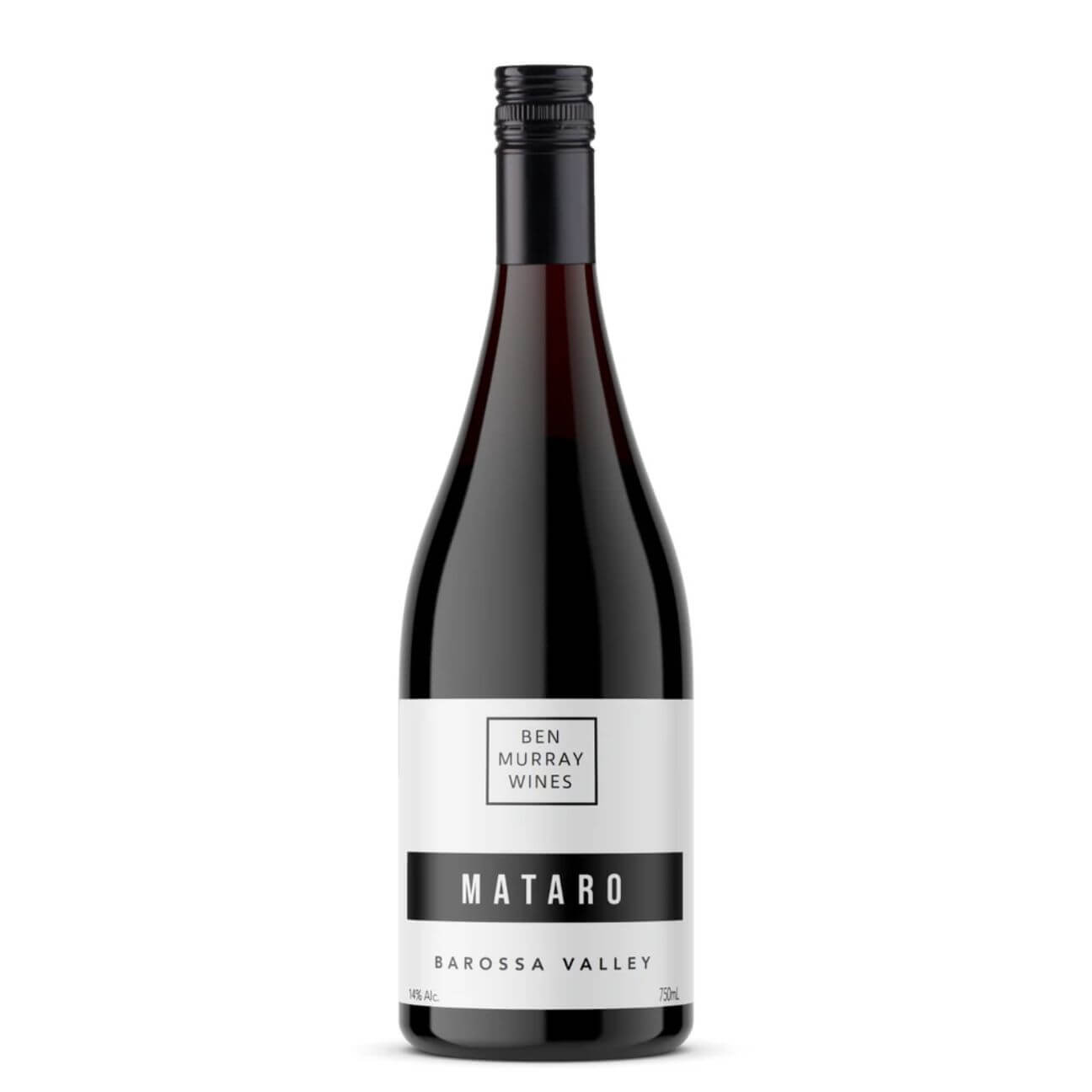 Ben Murray Barossa Mataro Wine bottle labeled MATARO from Ben Murray Wines, Barossa Valley (red wine)
