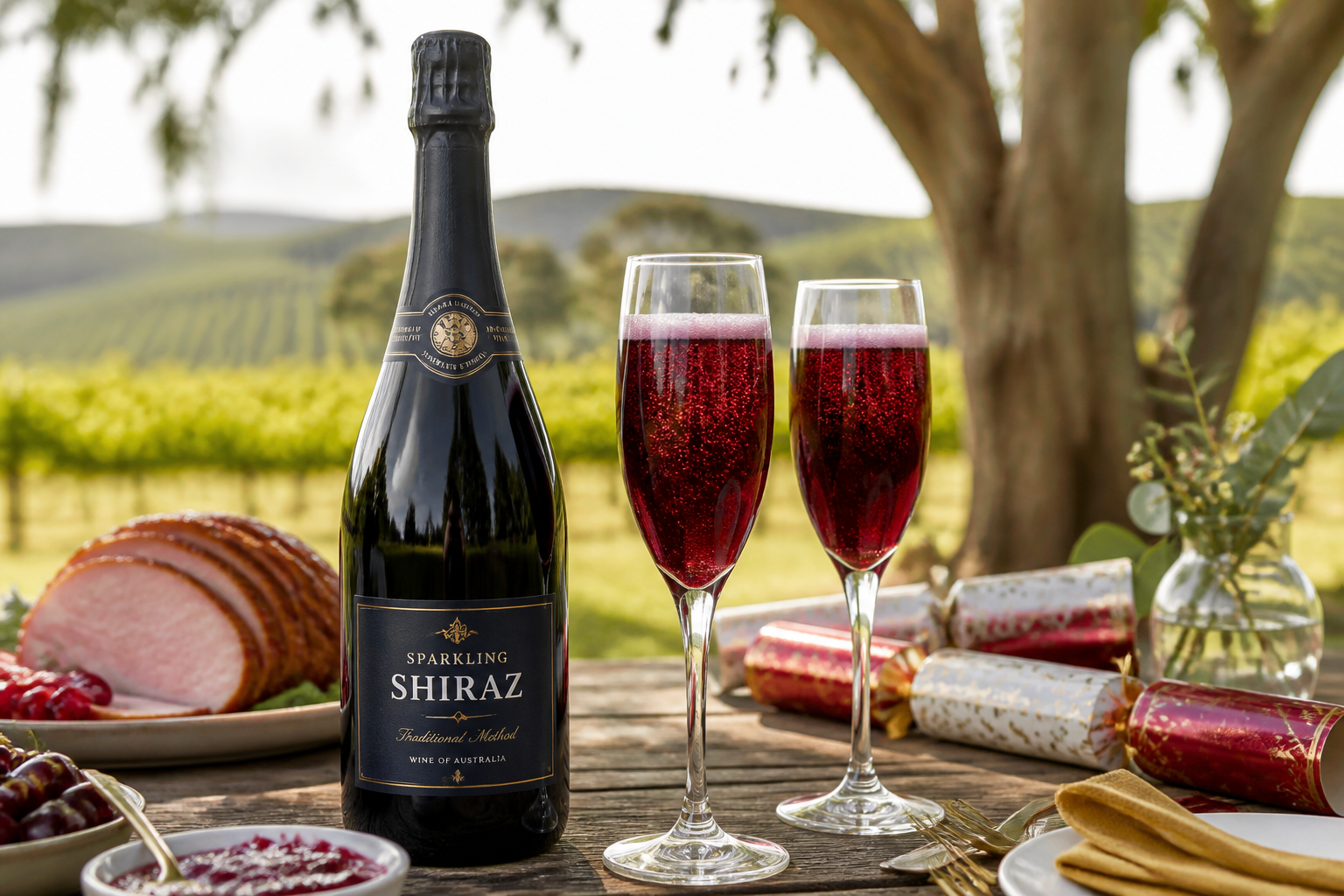 Sparkling shiraz