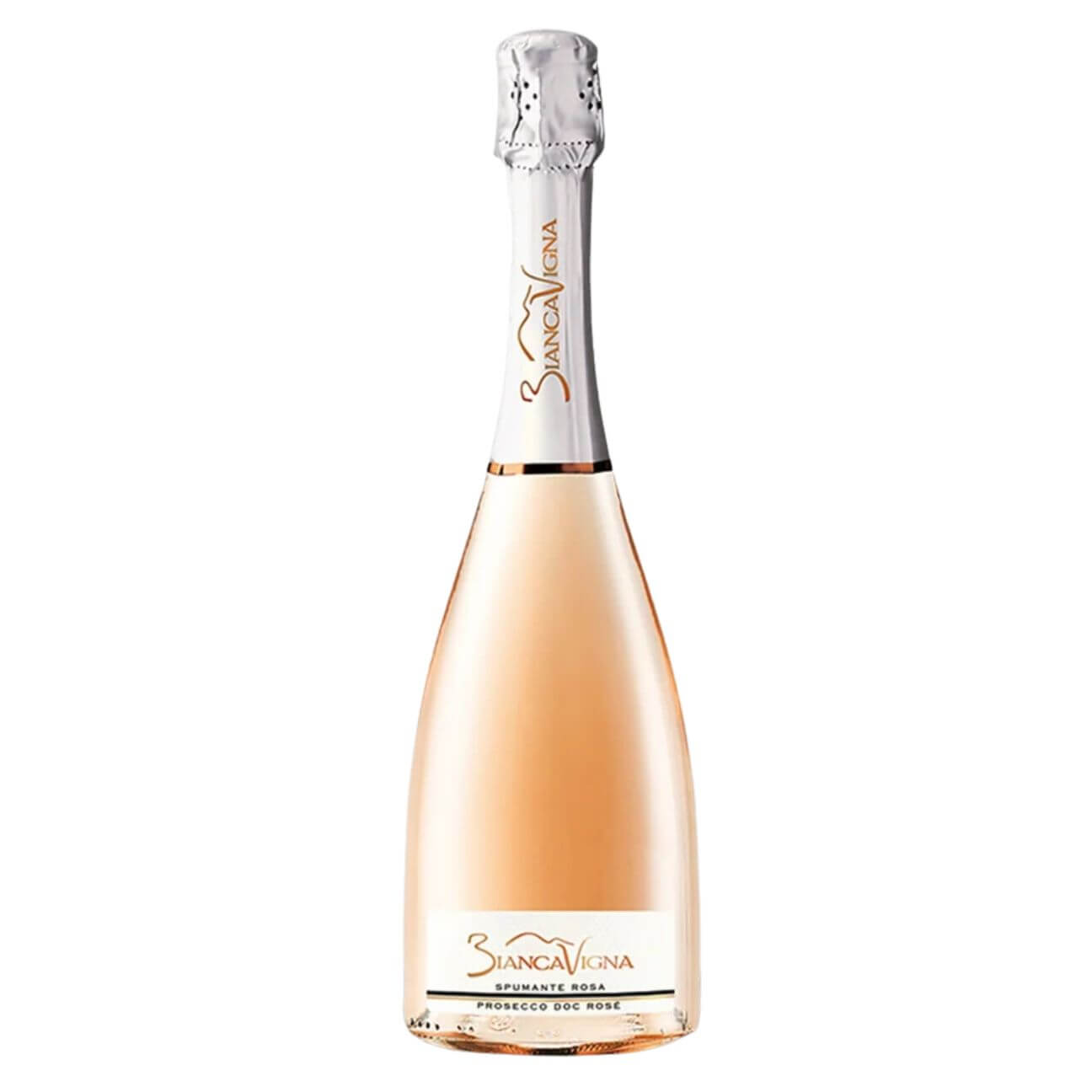 Biancavigna Prosecco Rose DOC Brut 2024 (6 Bottles) Veneto, Italy — Glera from Veneto