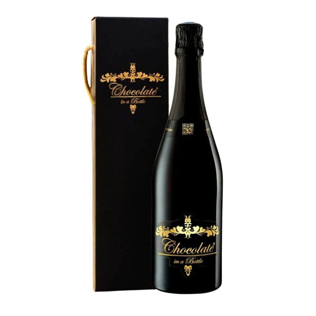 chocolate in a bottle 750ml gift box