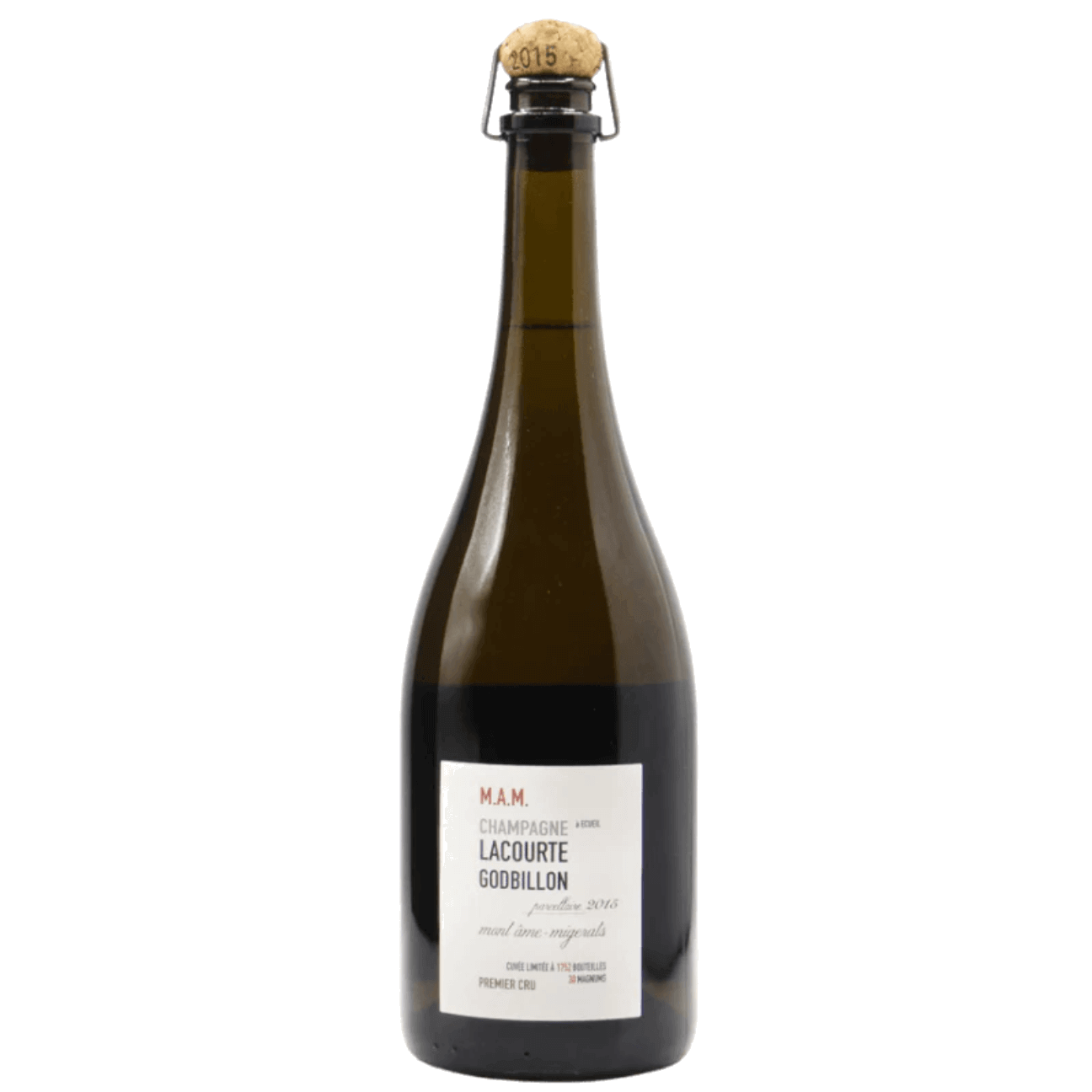 Lacourte-Godbillon Mont Ames- Migreats Premier Cru 2015 (6 Bottles) Ecueil, France