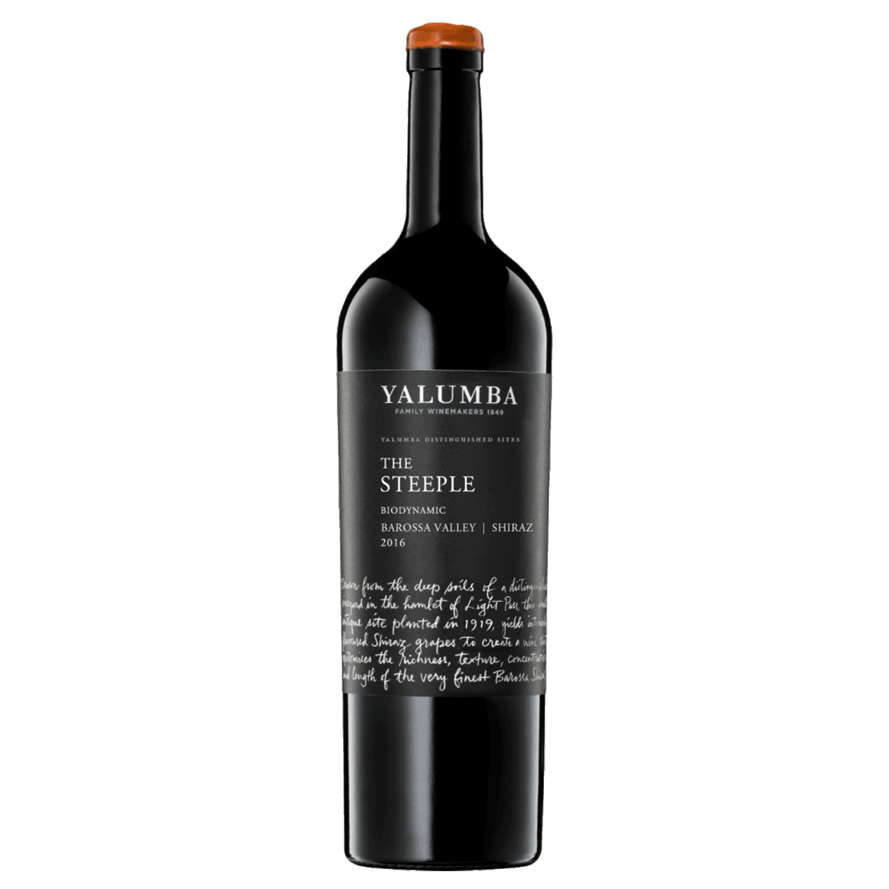 Yalumba The Steeple Shiraz 2022 (6 Bottles) Barossa Valley, SA
