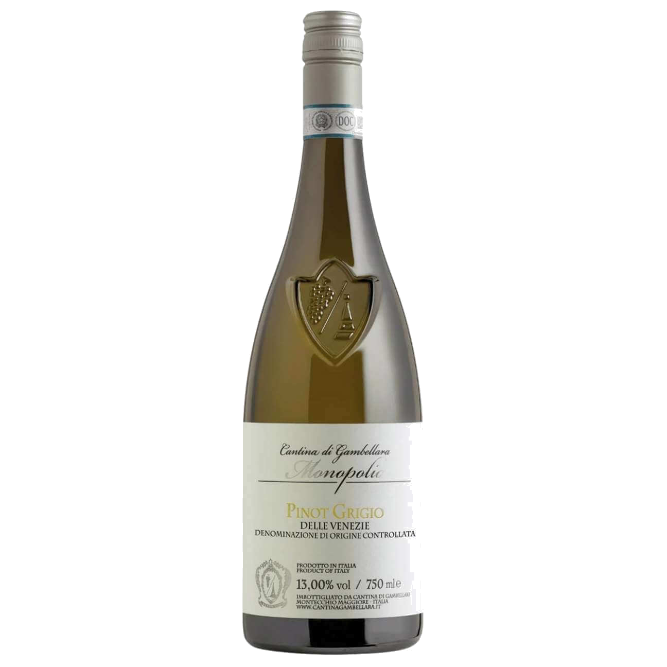 Cantina di Gambellara Monopolio Pinot Grigio 2024 (6 Bottles) Veneto, Italy